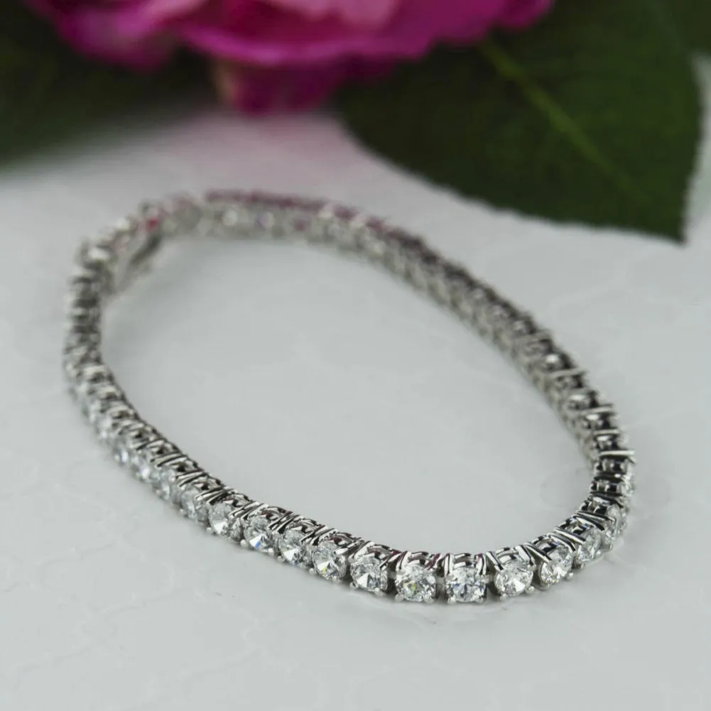 10 ctw Eternity Tennis Bracelet - 50% Final Sale