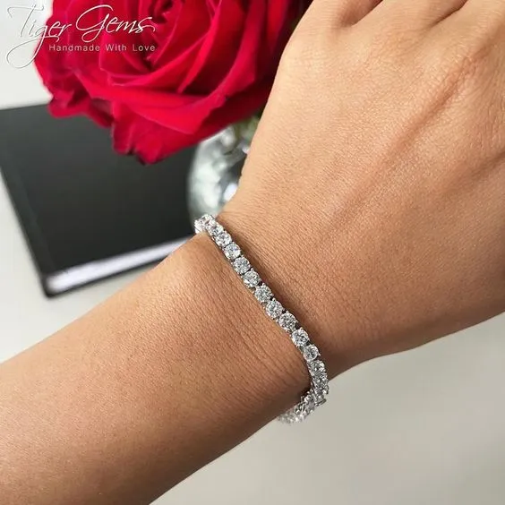 10 ctw Eternity Tennis Bracelet - 50% Final Sale