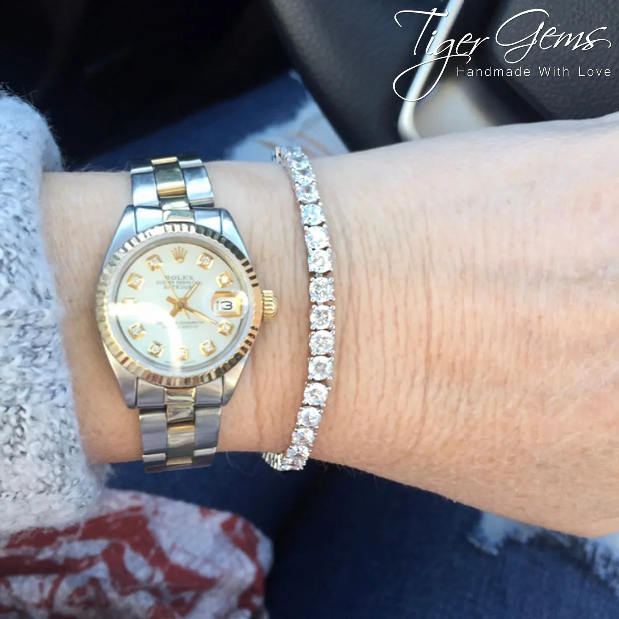 10 ctw Eternity Tennis Bracelet - 50% Final Sale