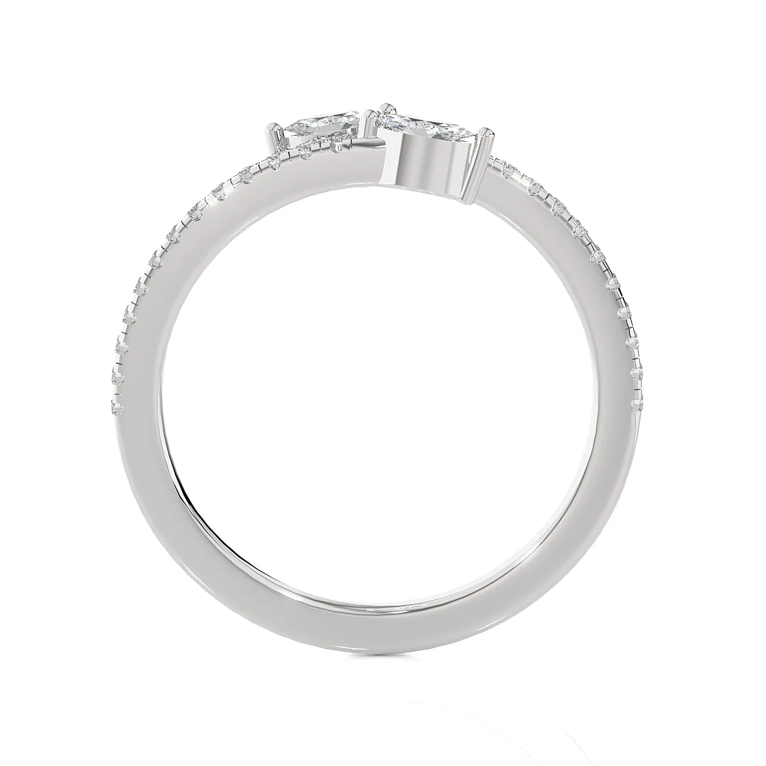 1/3 ctw Marquise Lab Grown Diamond Ring