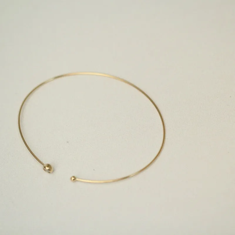 14K Real Gold Simple Bracelet Fine Bracelet Female Jewelry