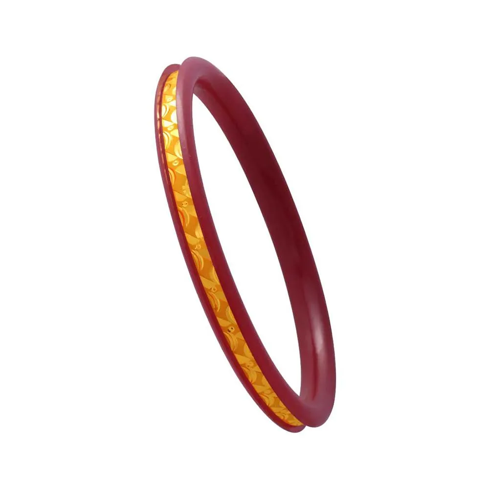 22k Abstract Gold Designed Pola Bangle