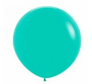 90cm Jumbo Round Balloon - Mint Aquamarine