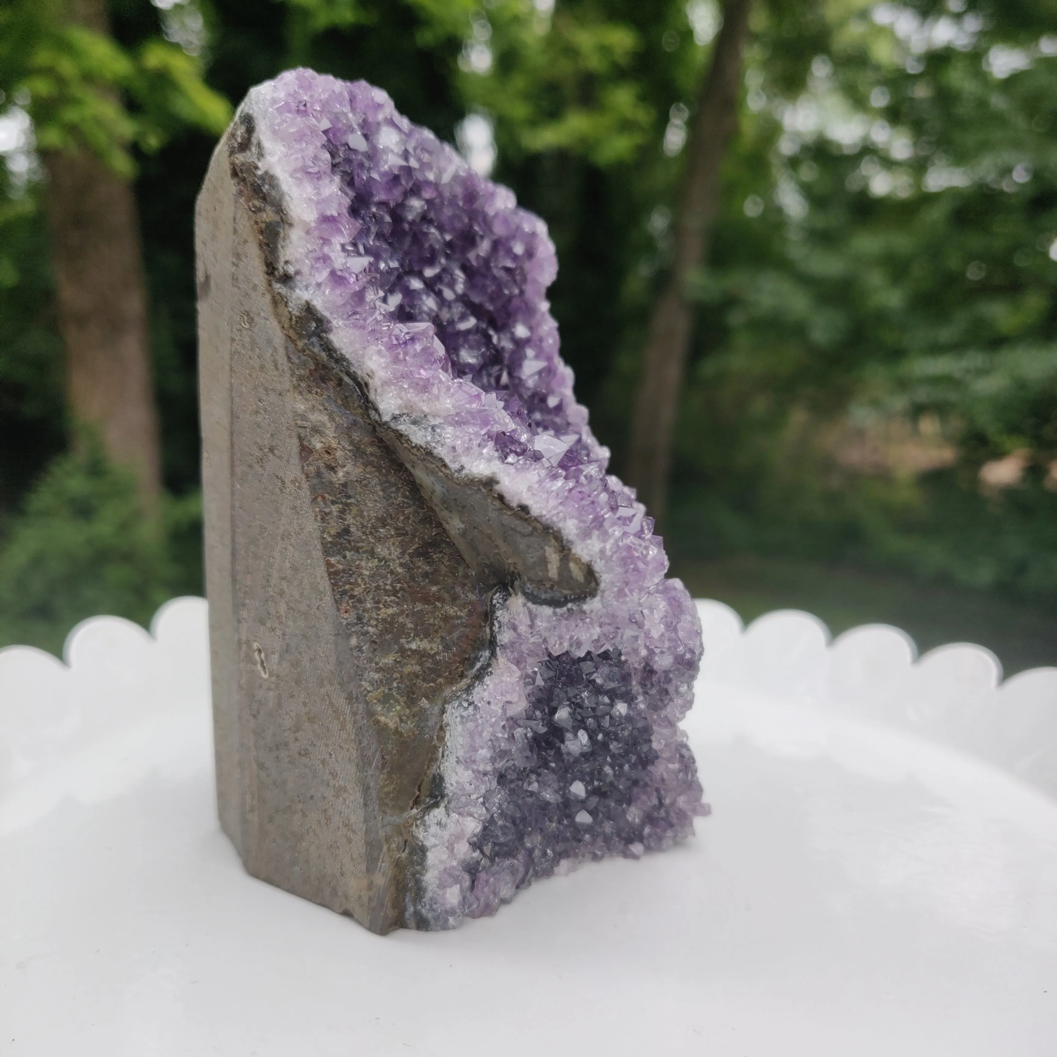 Amethyst Geode Free Form, Cut Base (#31)