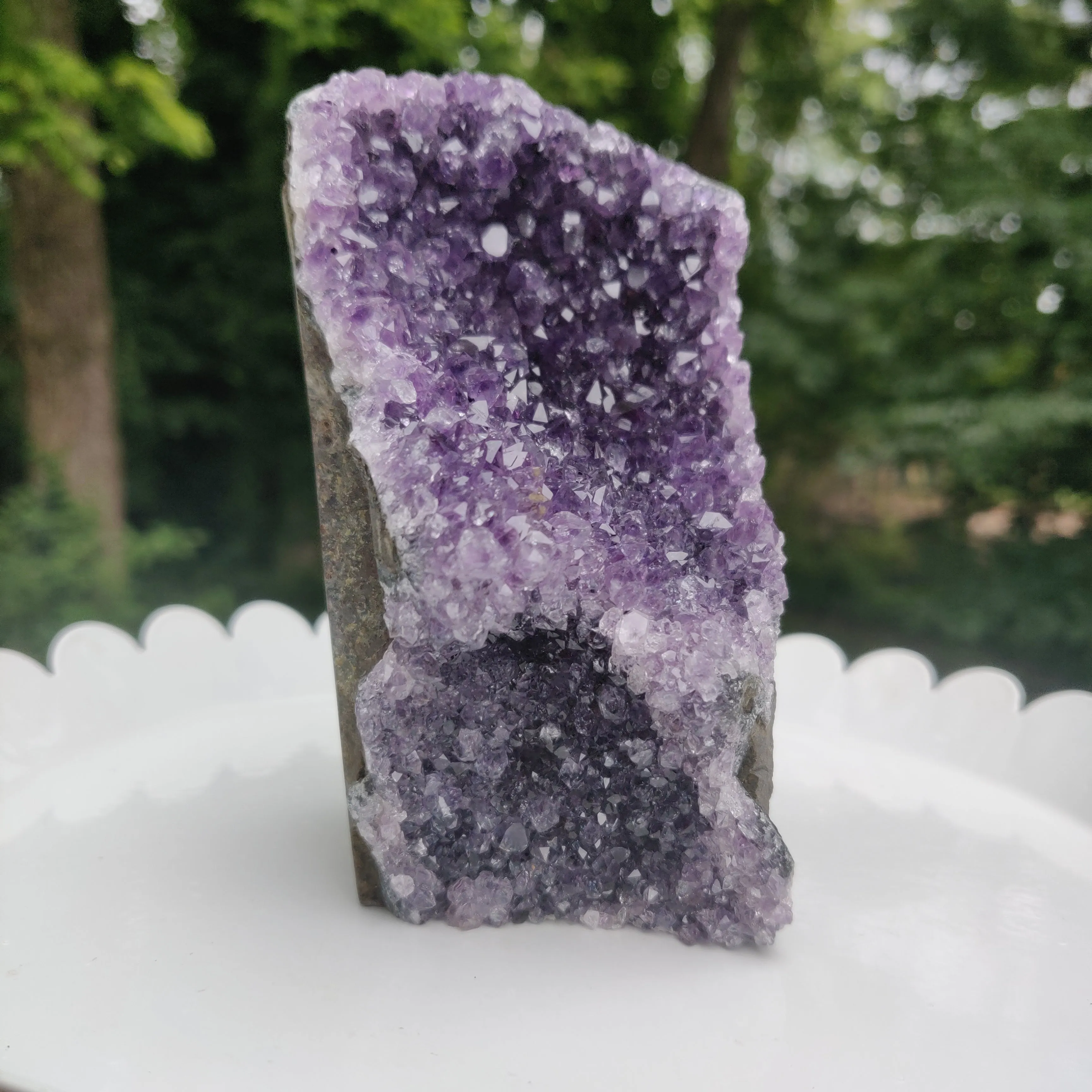 Amethyst Geode Free Form, Cut Base (#31)