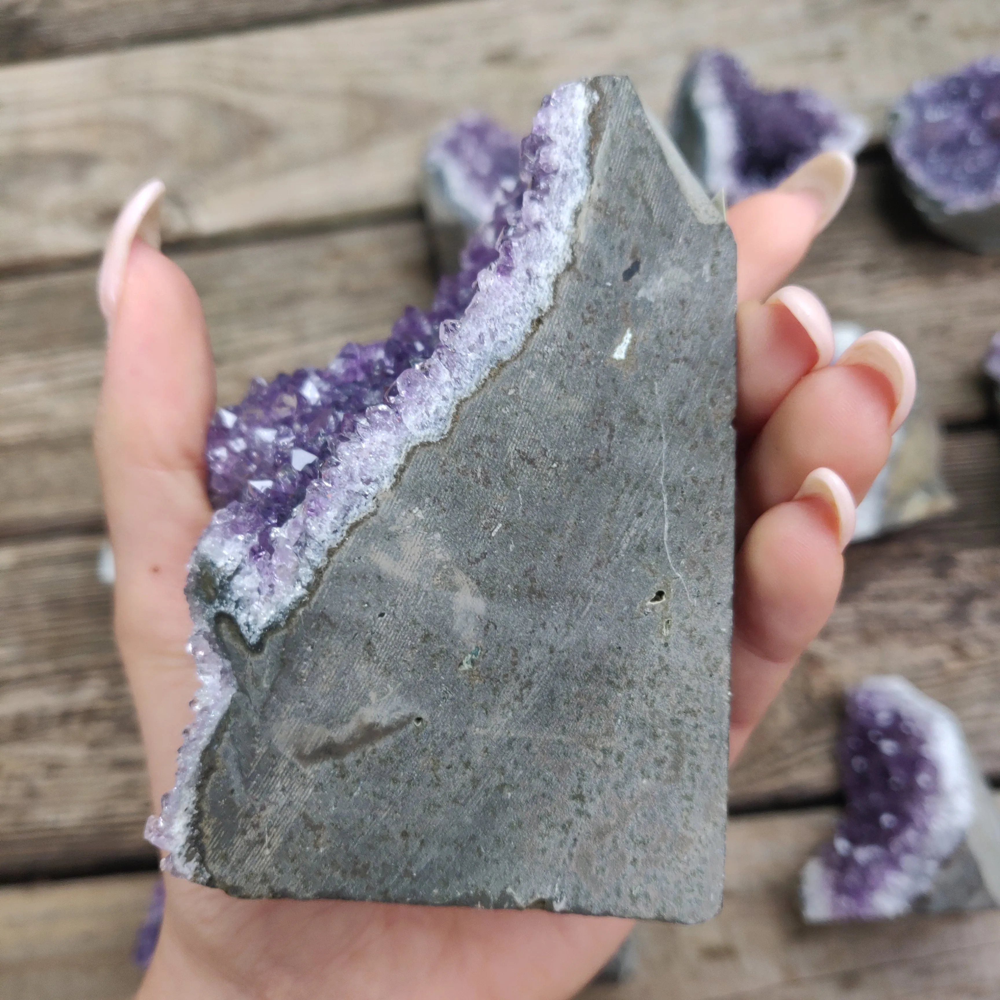 Amethyst Geode Free Form, Cut Base (#31)