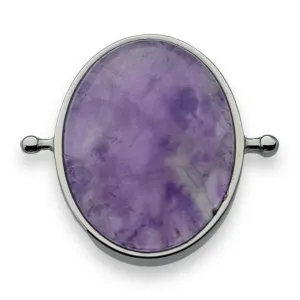 Amethyst Oval Crystal Element