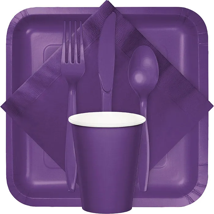 Amethyst Purple Plastic Forks (24/Pkg)