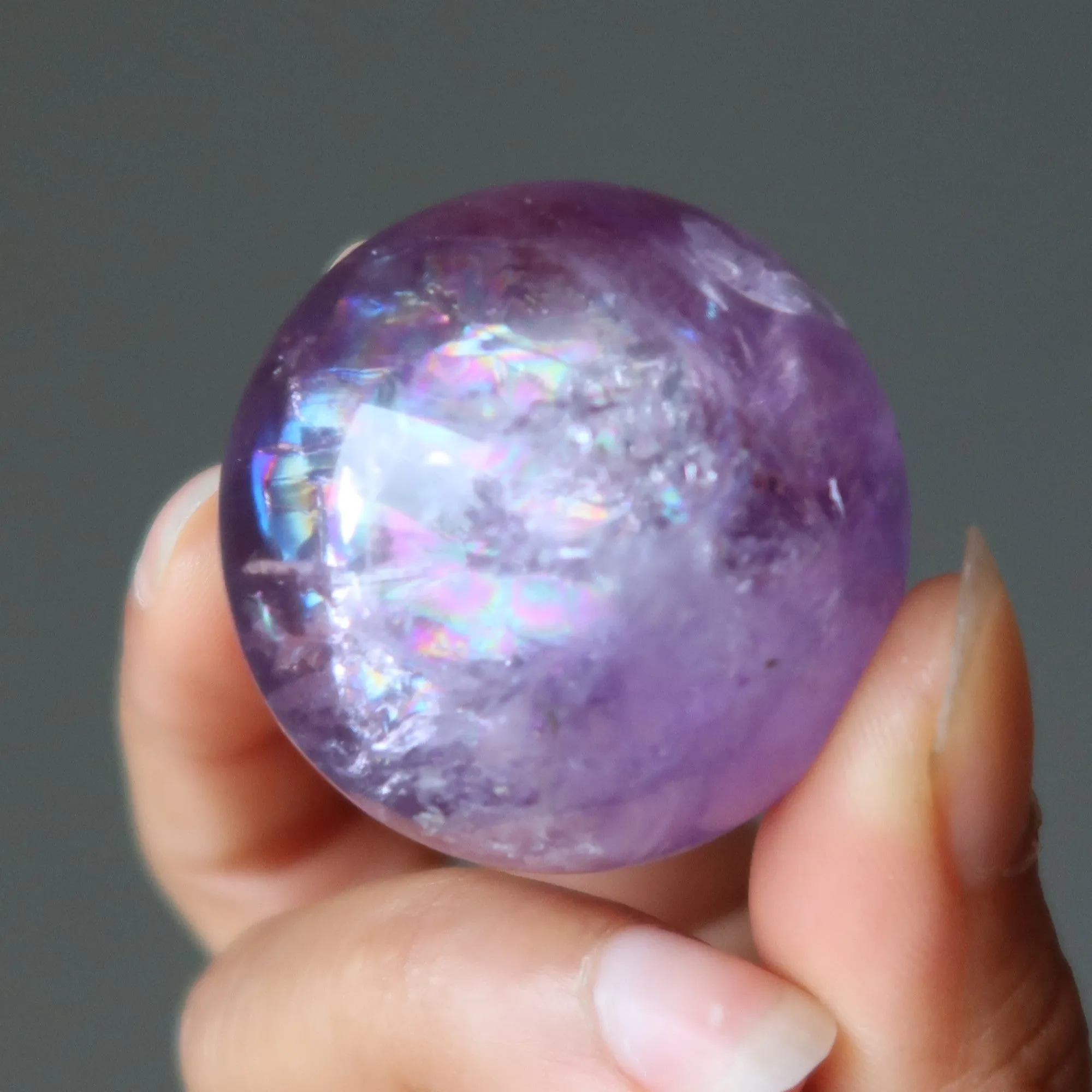 Amethyst Sphere Enlightened Rainbow Crystal Ball