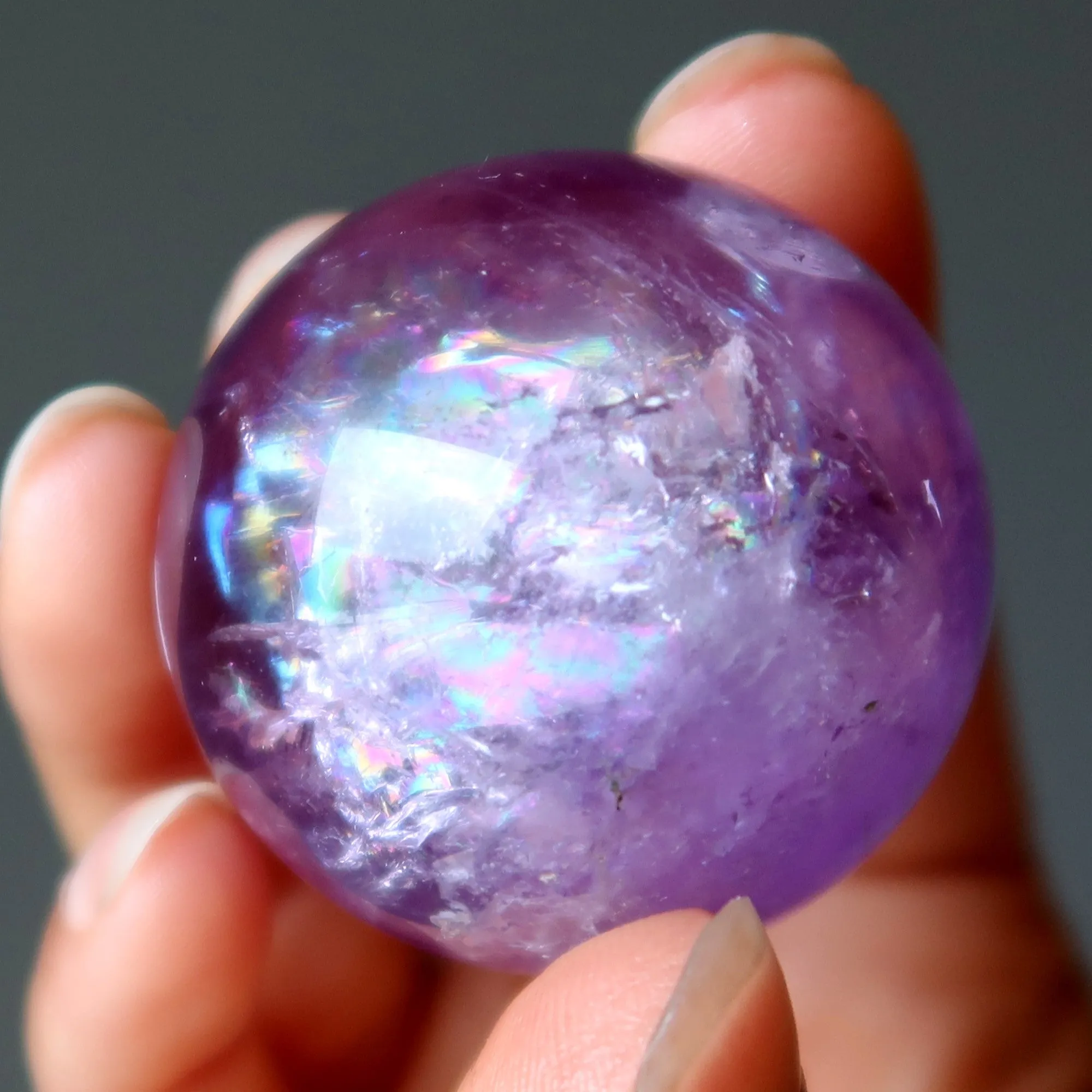 Amethyst Sphere Enlightened Rainbow Crystal Ball