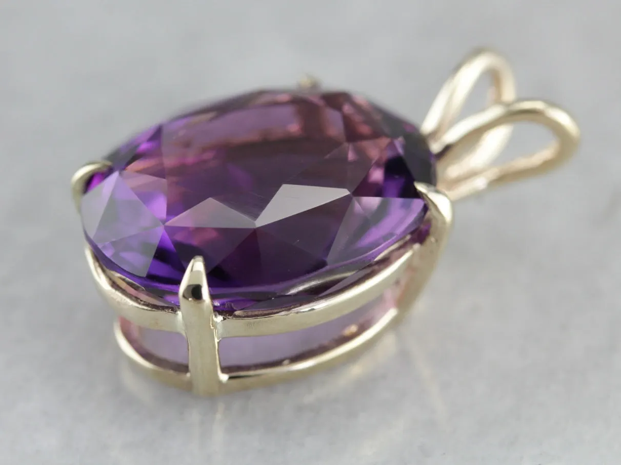 Amethyst Statement Pendant