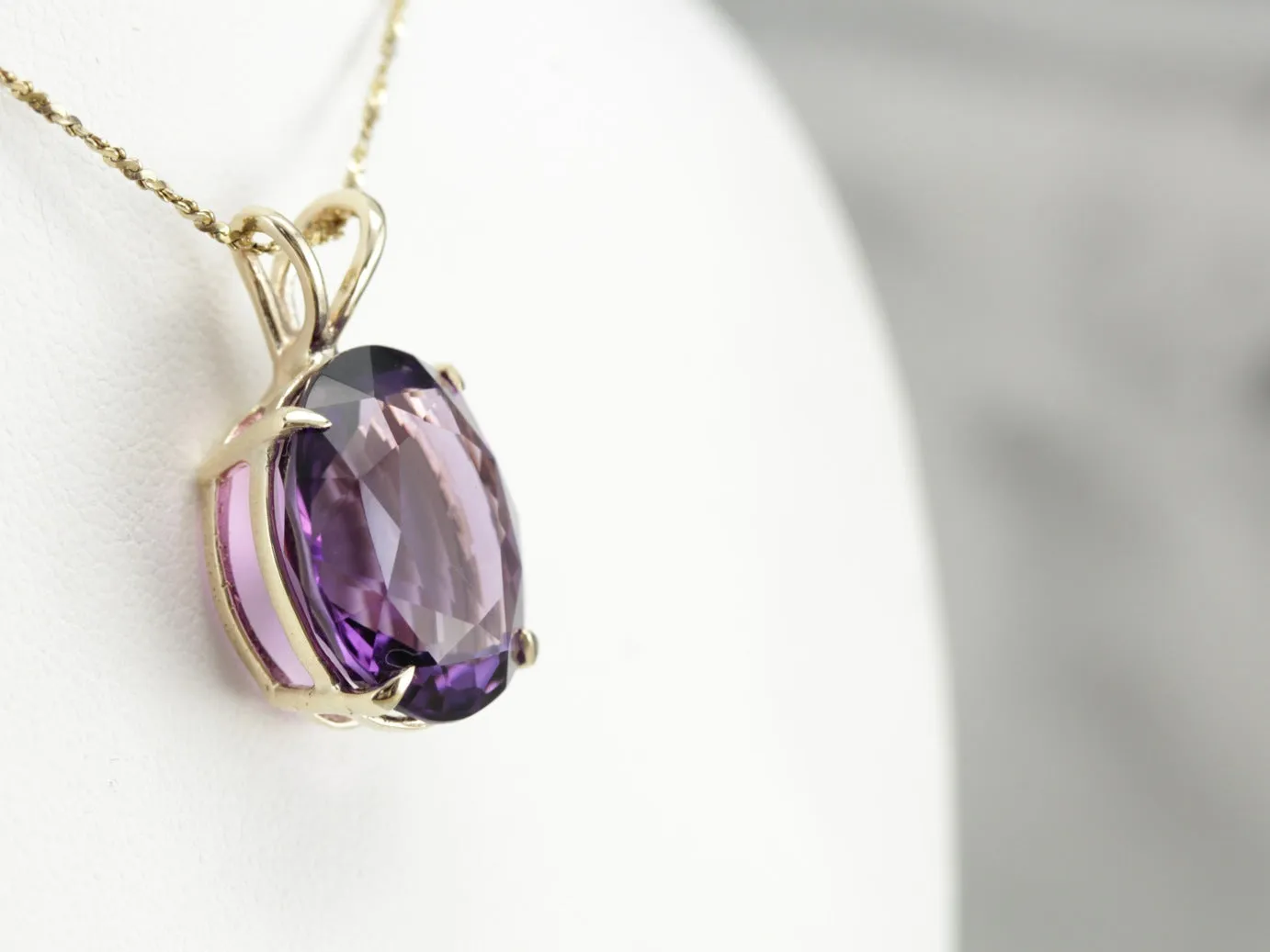 Amethyst Statement Pendant