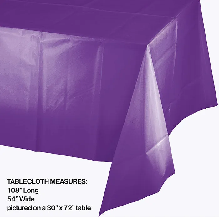 Amethyst Tablecover Plastic 54" X 108"