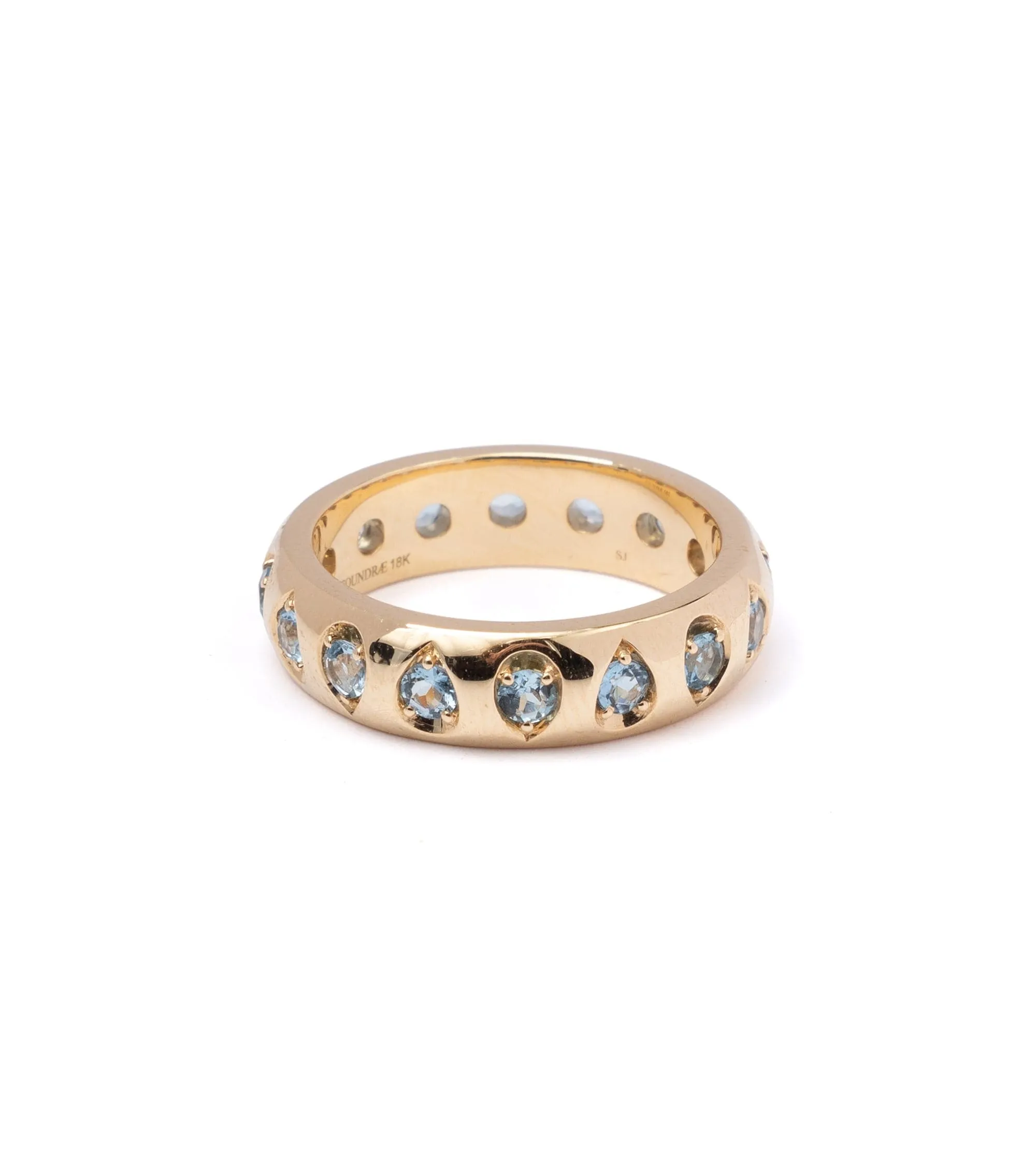 Aquamarine : Gemstone Band