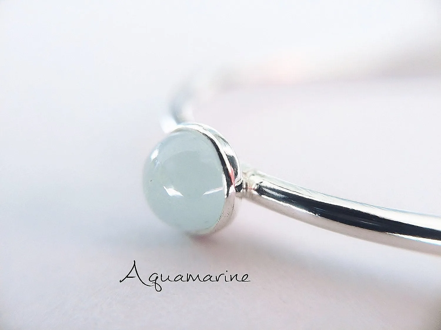 Aquamarine Stacking Ring, Aquamarine Ring, Natural Gemstone Ring, March Birthstone, Aquamarine, Gemstone Stacking Ring, Aqua, Gift