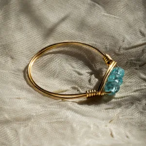 Aquamarine Statement Ring