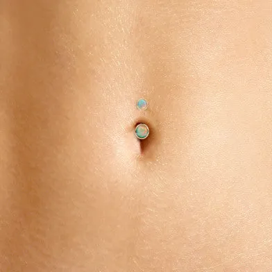 Australian Opal 14K Yellow Gold Belly Ring by Maria Tash