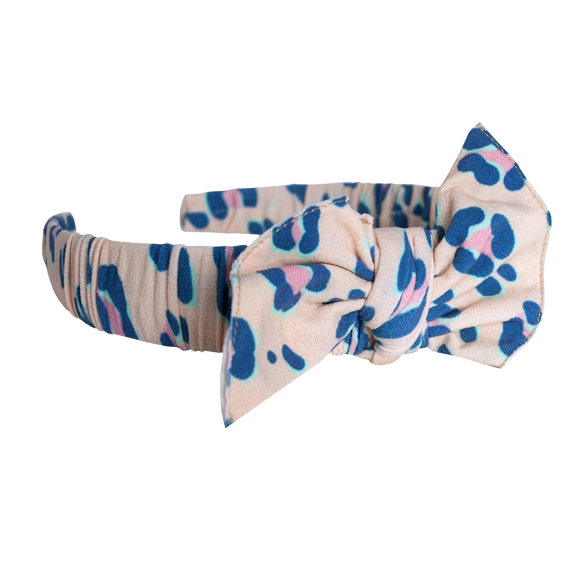 Baby Bling Cleo Printed Tied Hard Headband