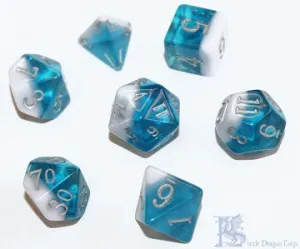 Birthday Dice - March Aquamarine