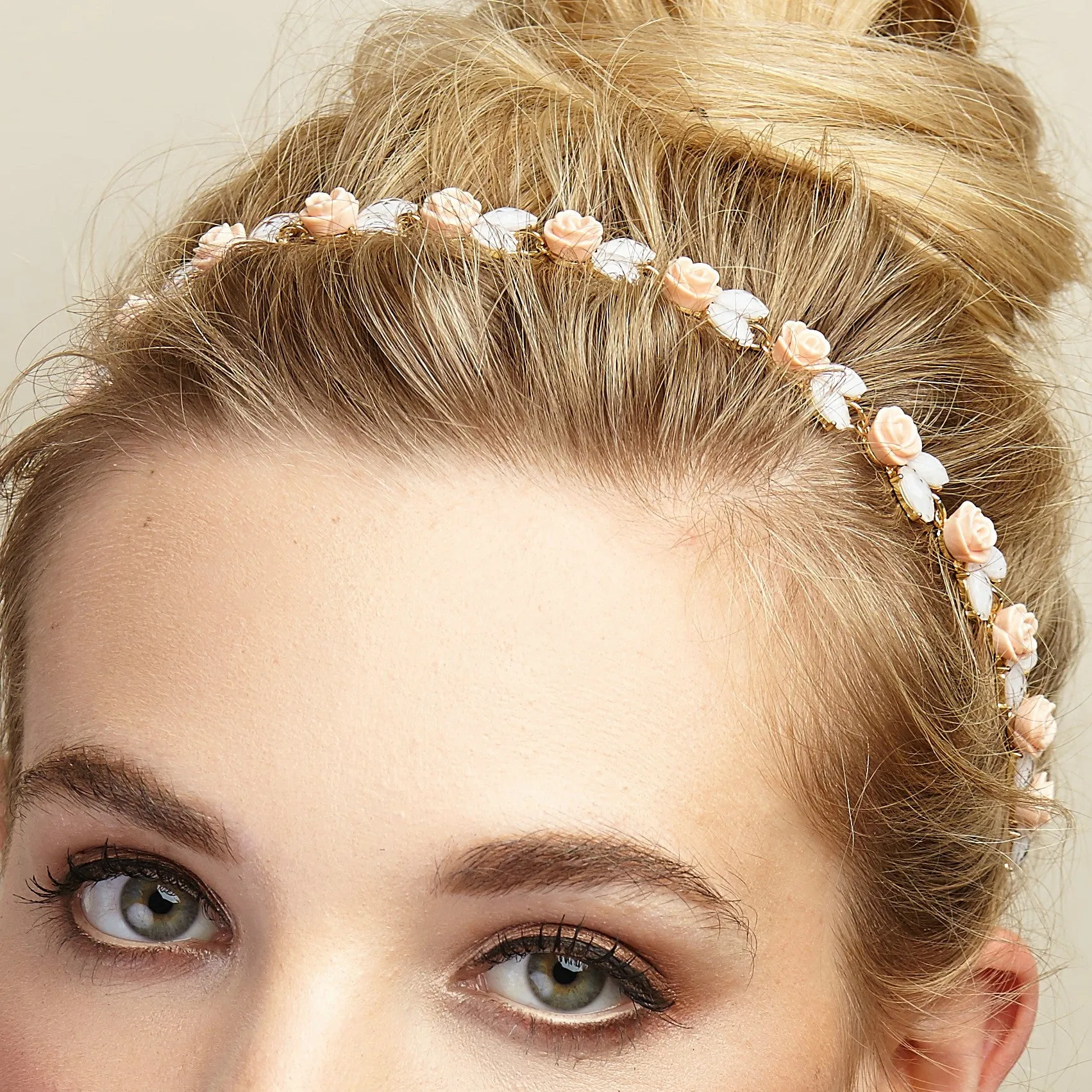 Bridesmaid Headband with Roses