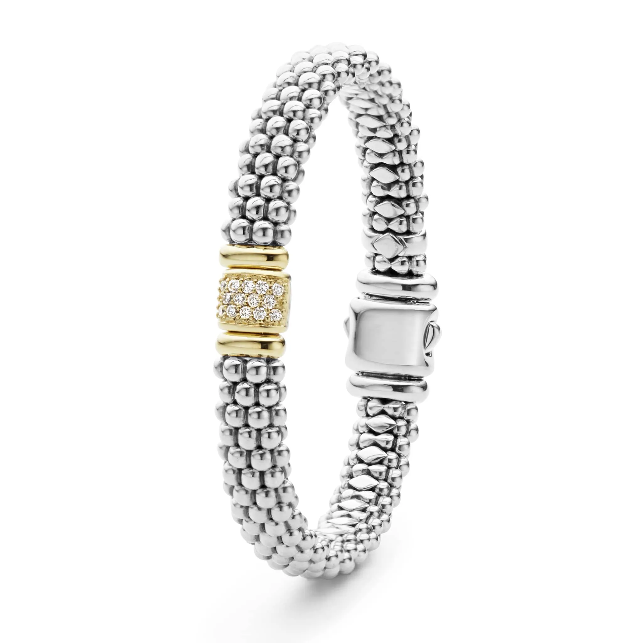 Caviar Lux Diamond Caviar Bracelet | 9mm