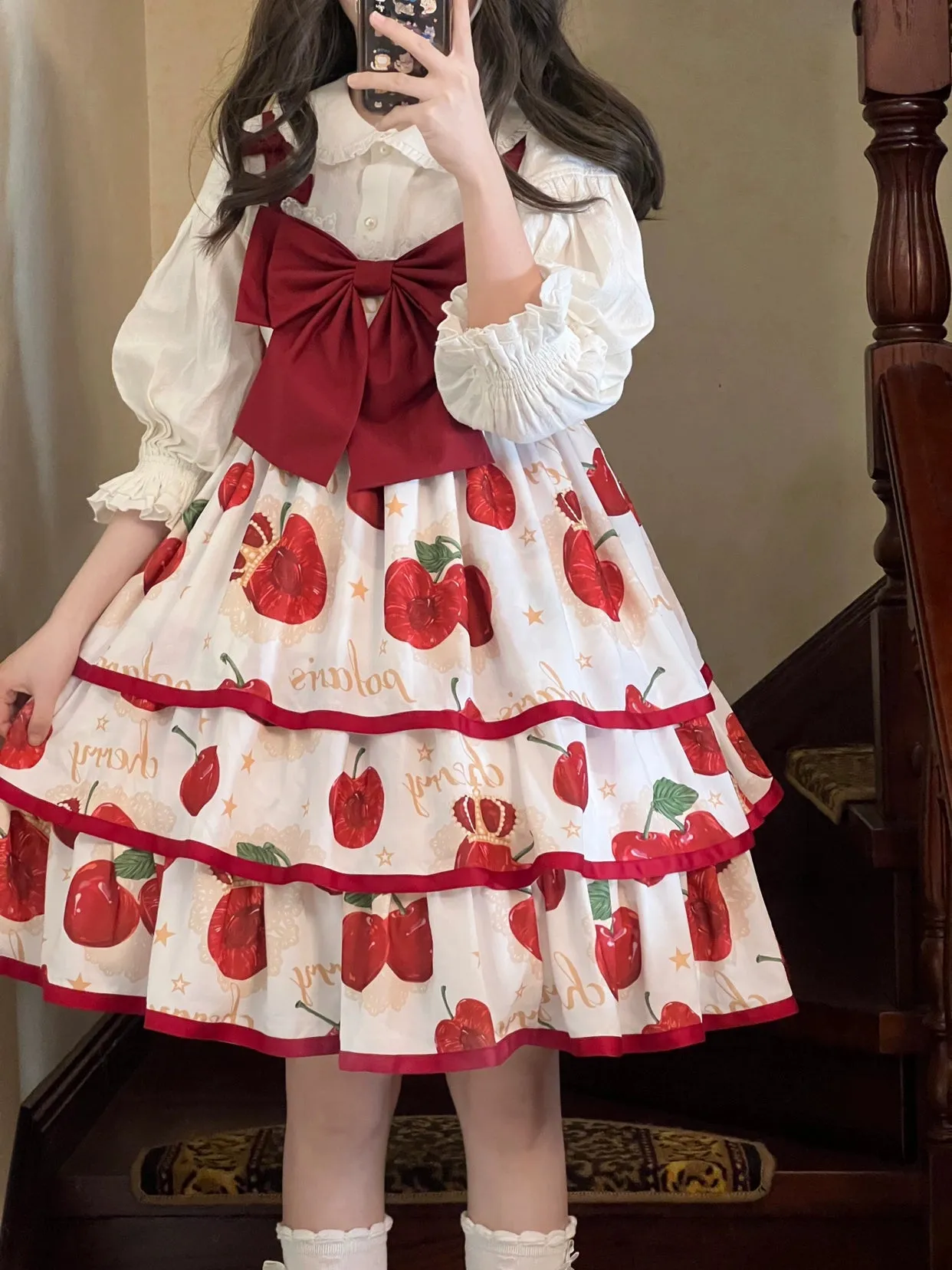 Cherry Crown Jumperskirt