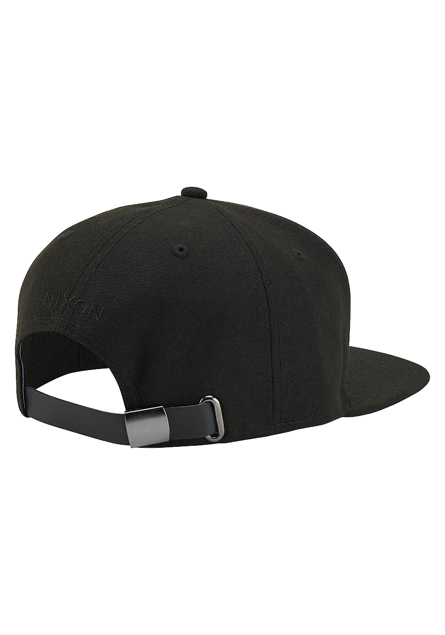 Club Level Strapback Hat - Black