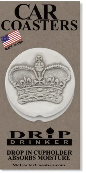 Crown Car Coasters