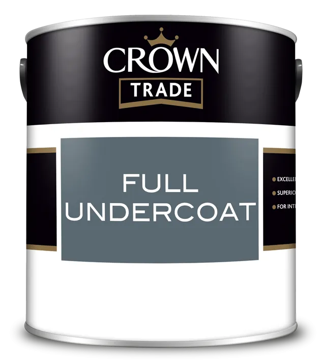 Crown Trade Full Undercoat Paint White 1L