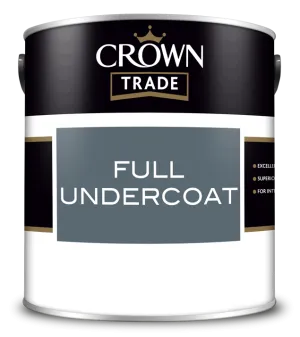 Crown Trade Full Undercoat Paint White 1L