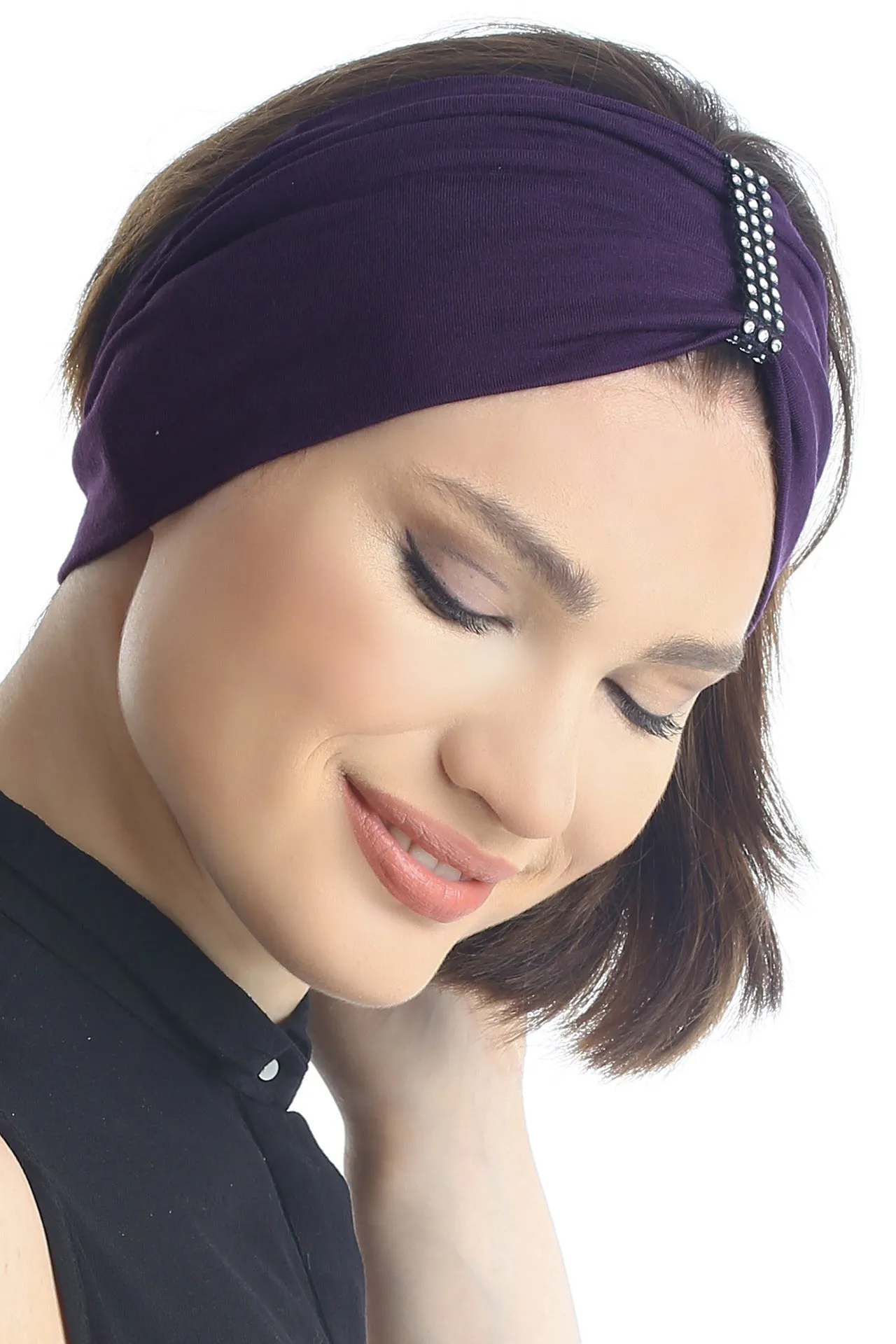 Crystal Detail Headband (2pcs)