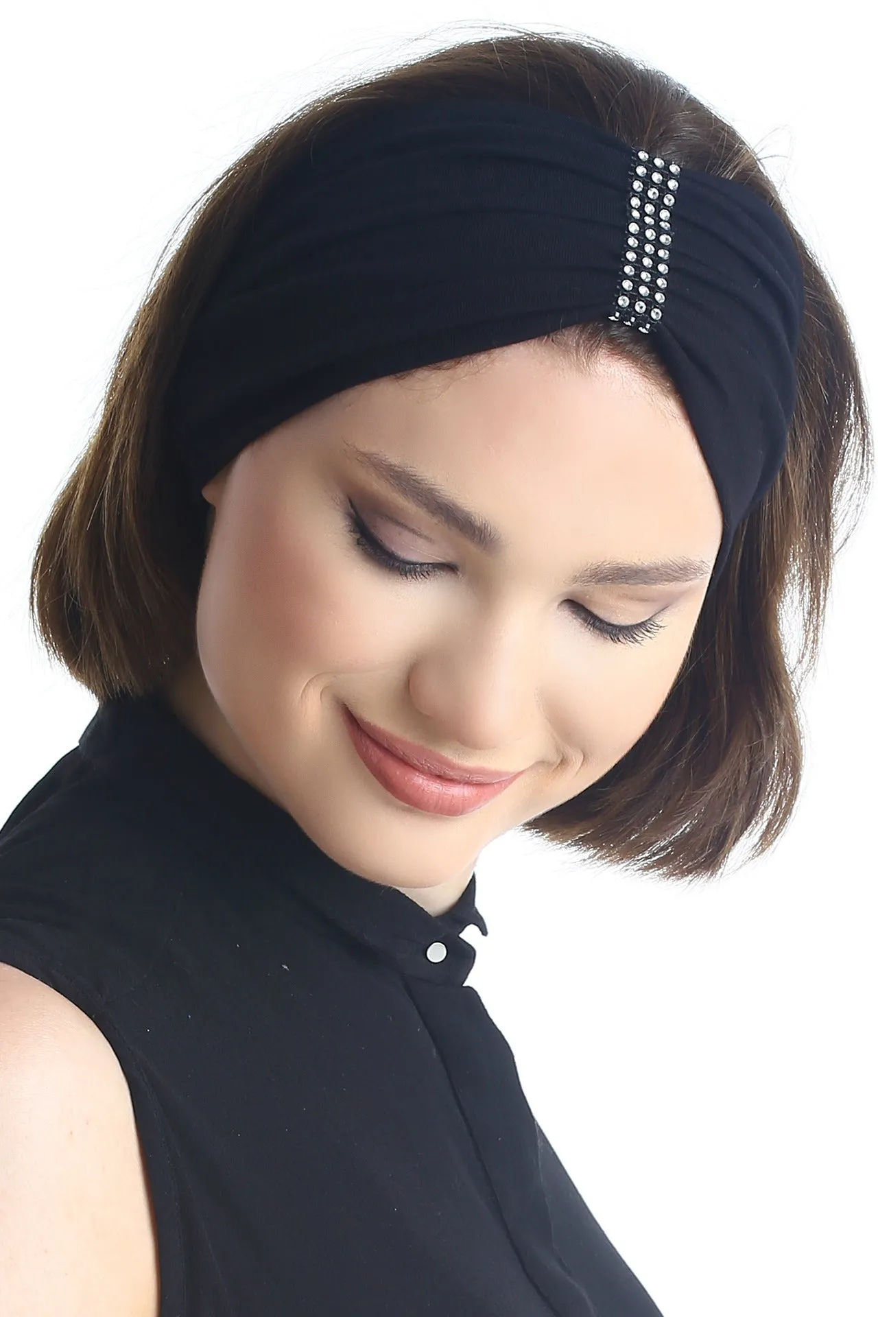 Crystal Detail Headband (2pcs)