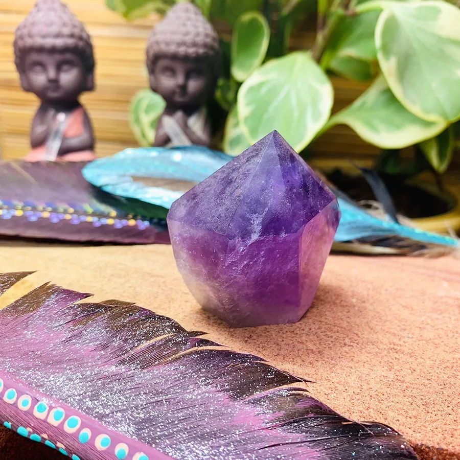 Crystal Mood Light (Amethyst Freeform Point)