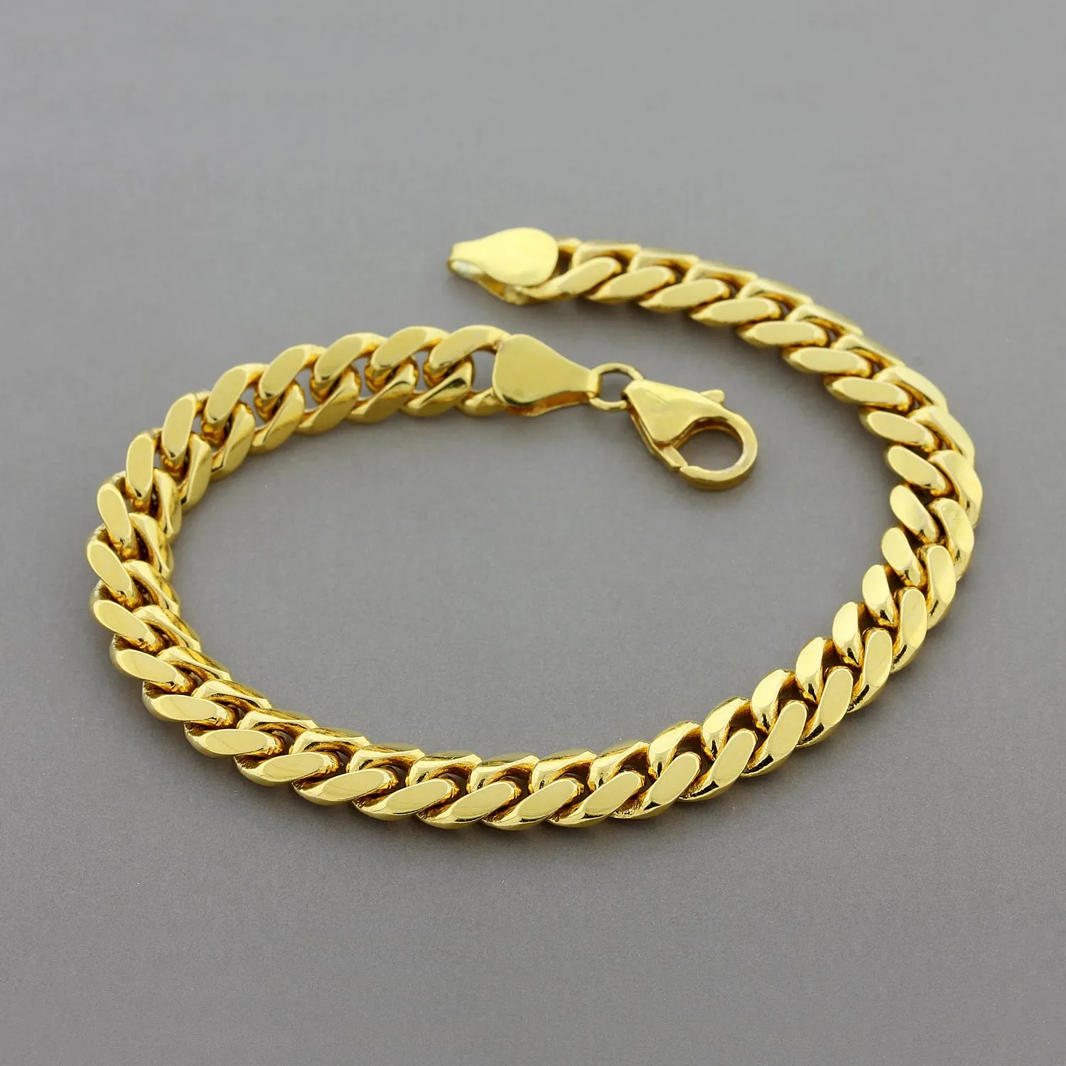 Cuban Link Diamond Gold Bracelet