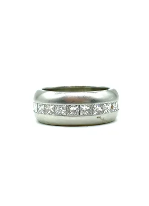 Diamond and Platinum Eternity Band