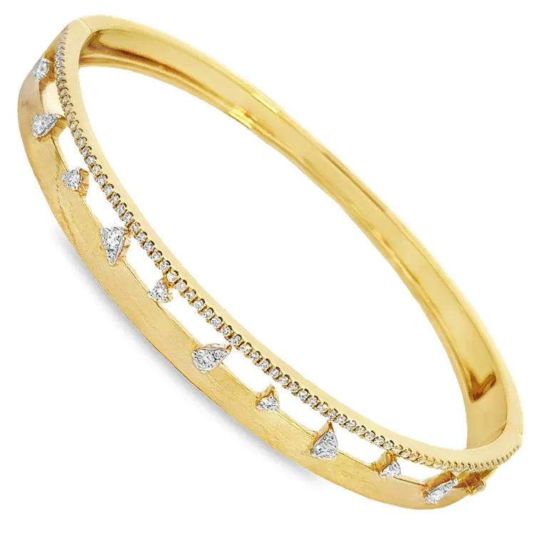 Diamond Bangle, 14Kt