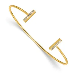 Diamond Bar Bangle Bracelet