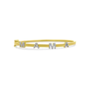 Diamond Block Mama Bangle