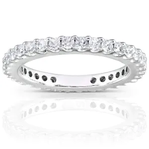 Diamond Eternity Wedding Band 3/4 carat (ctw) in 14K White Gold