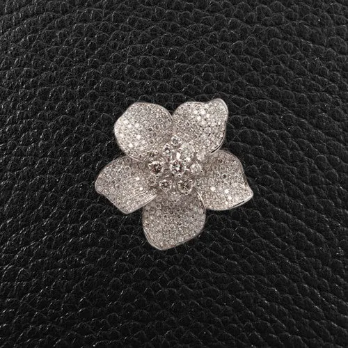 Diamond Flower Ring