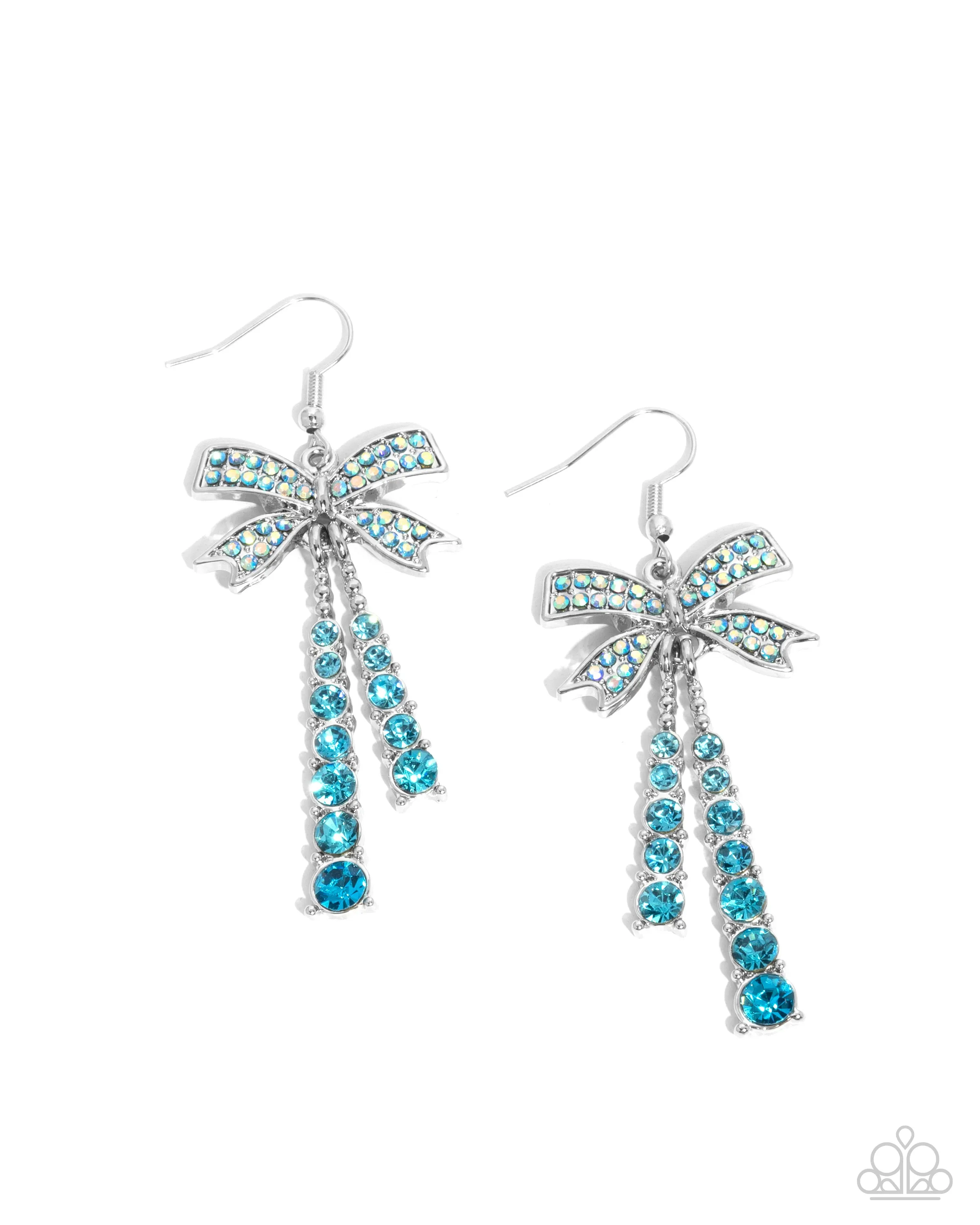 Earrings Date Night Decadence - Blue E365