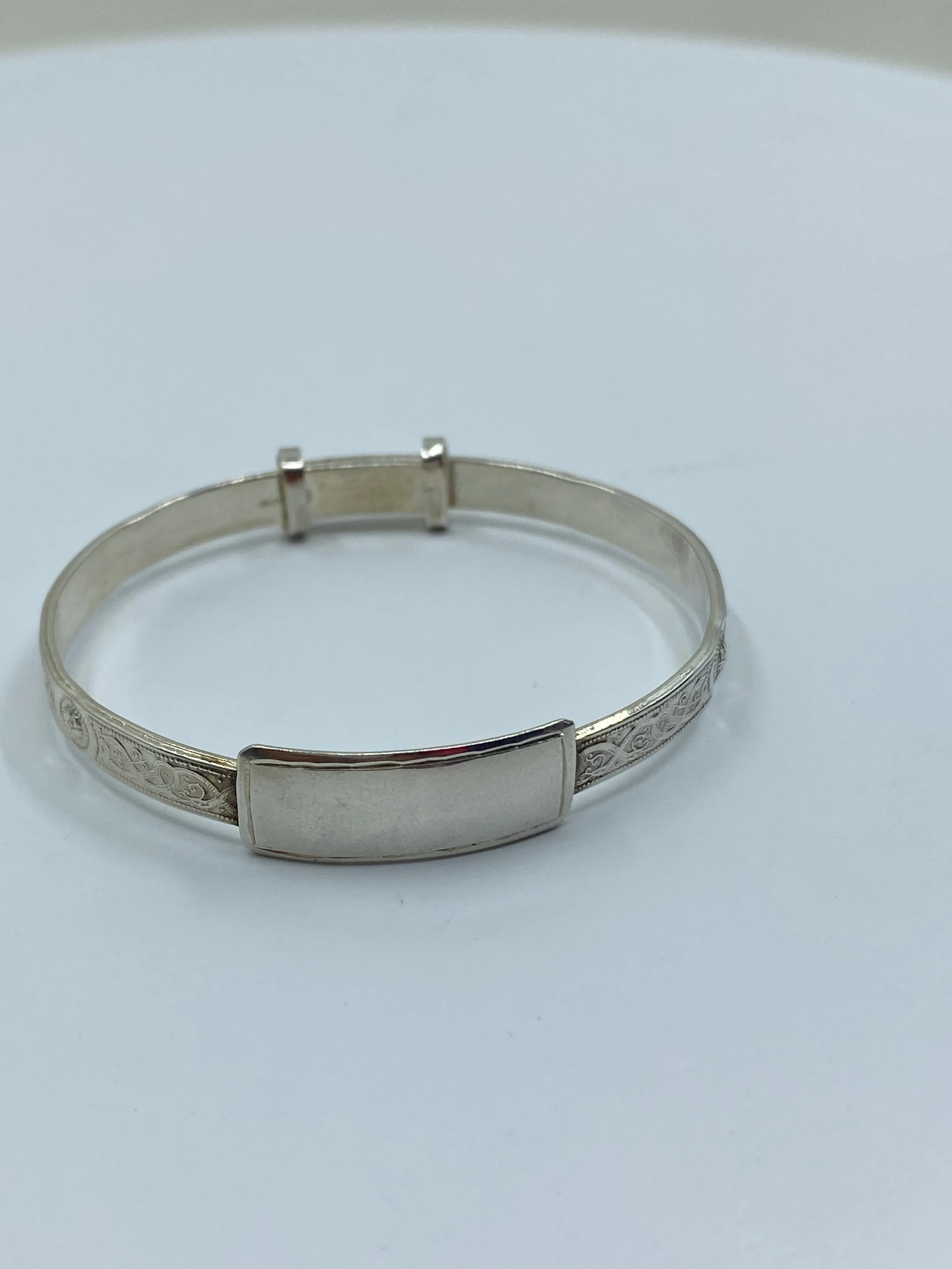 Engravable Babies Bangle - Sterling Silver