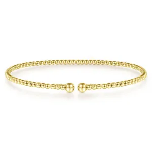 Gabriel & Co. 14k Yellow Gold Bujukan Bangle Bracelet