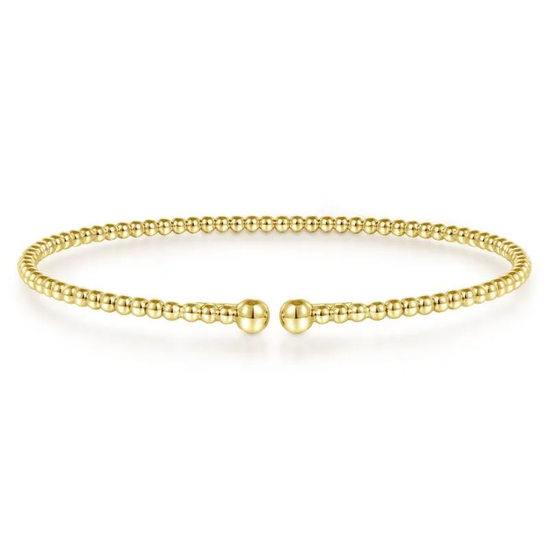 Gabriel & Co. 14k Yellow Gold Bujukan Bangle Bracelet