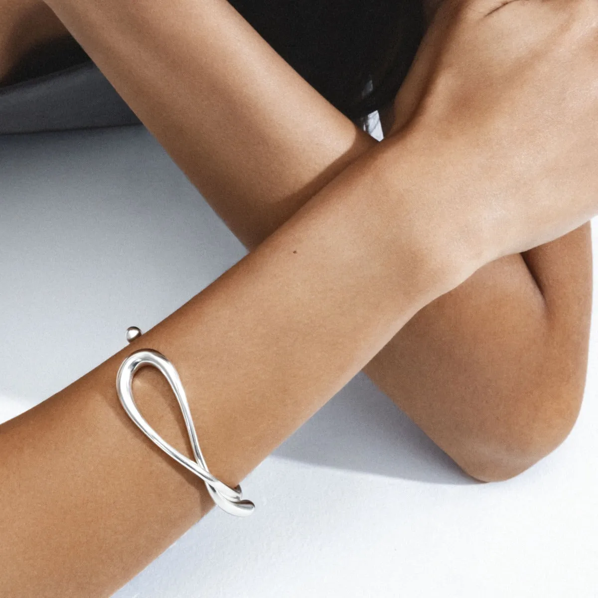 Georg Jensen Sterling Silver Mercy Bangle