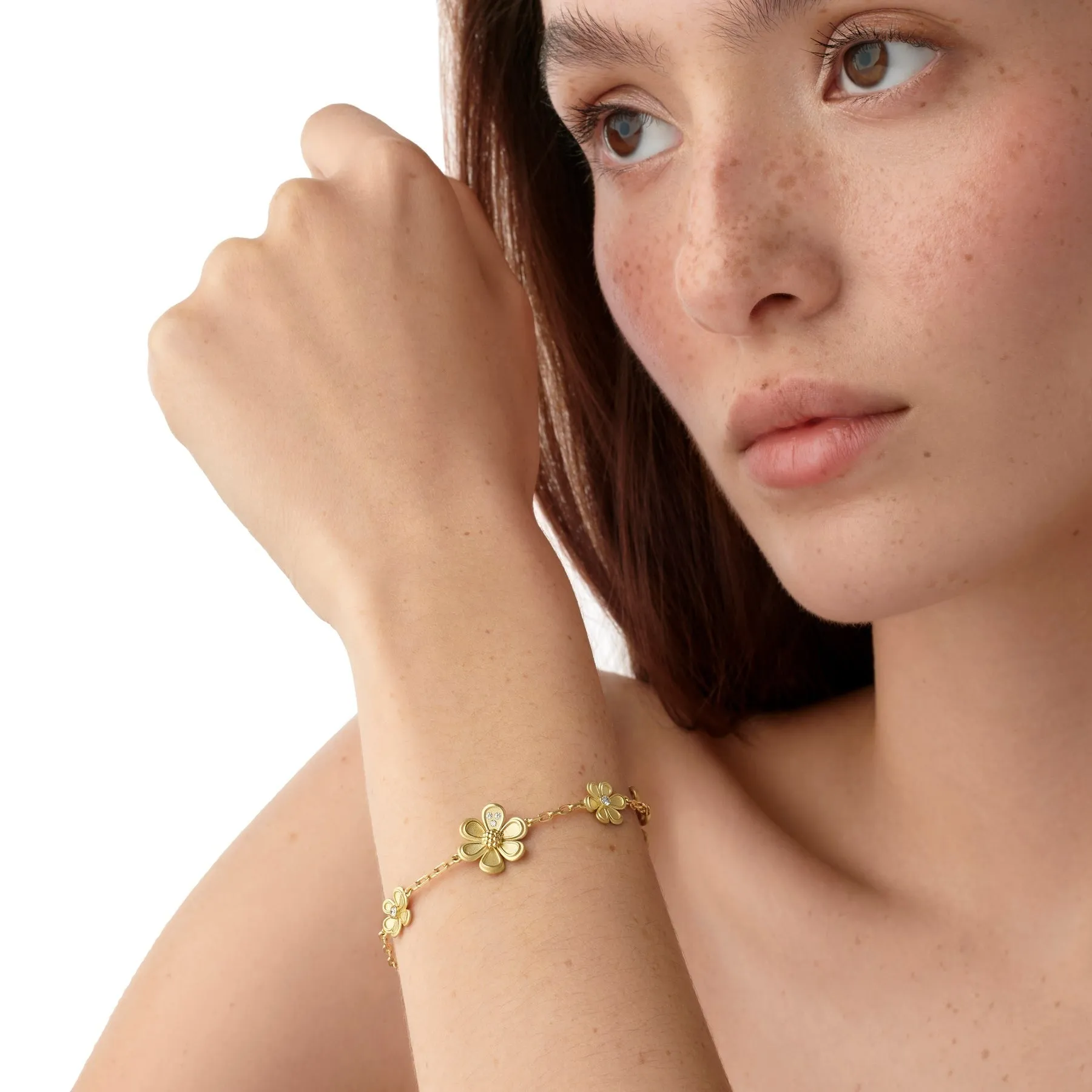 Golden Flower Bracelet