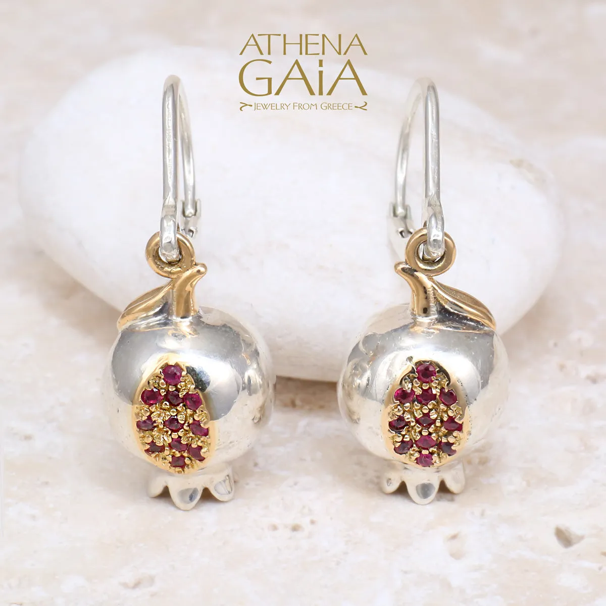 Good Fortune Pomegranate Earrings