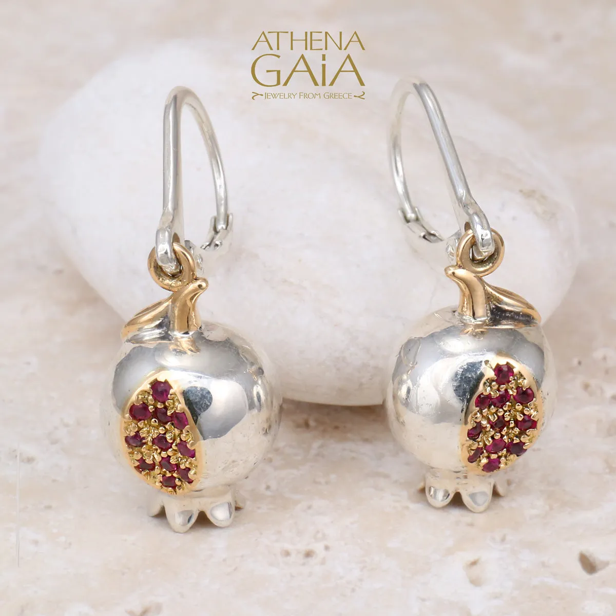 Good Fortune Pomegranate Earrings