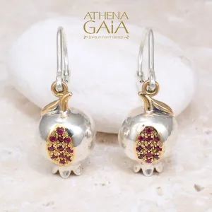 Good Fortune Pomegranate Earrings