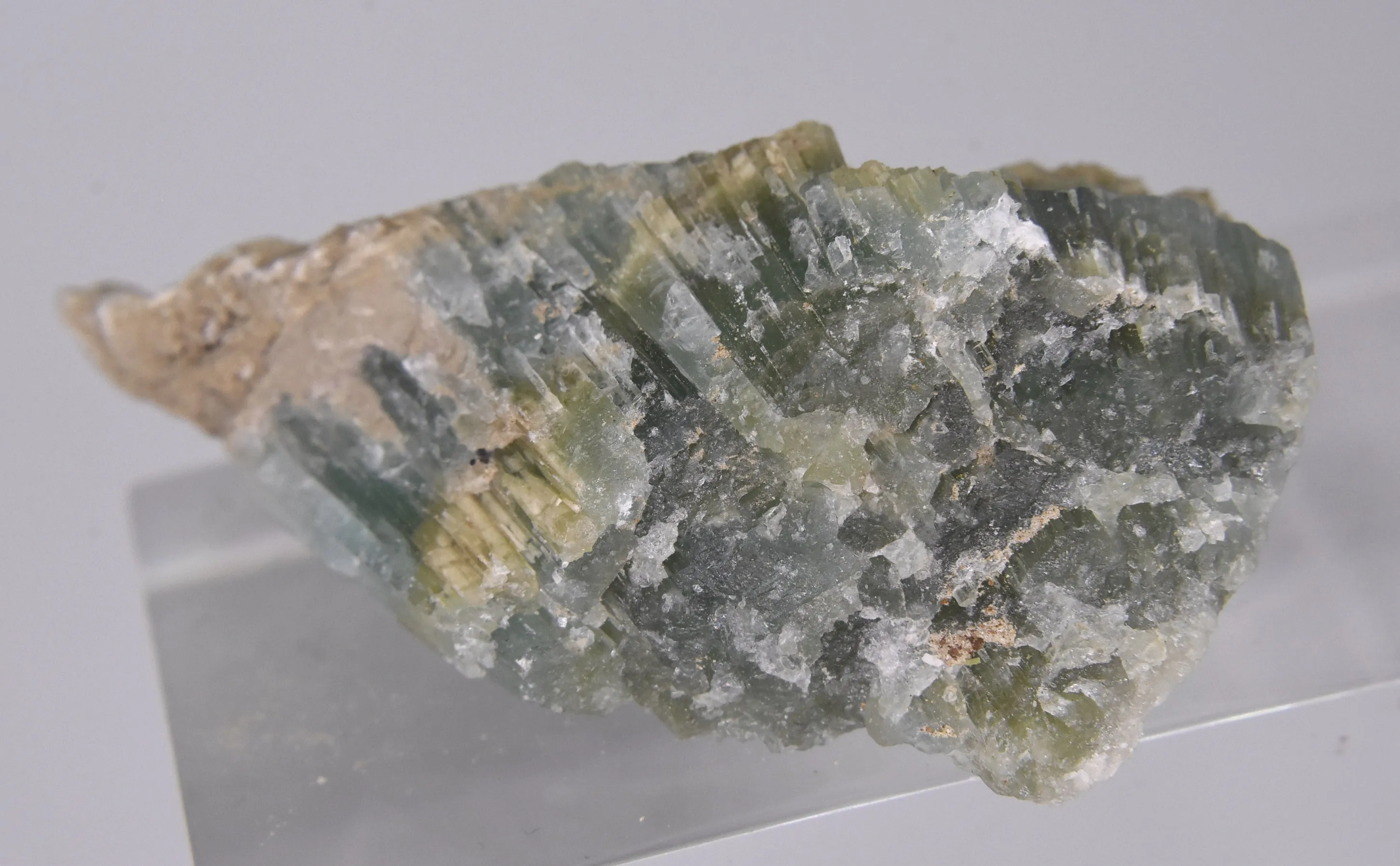 Green Aragonite Crystal Cluster Specimen - 50g